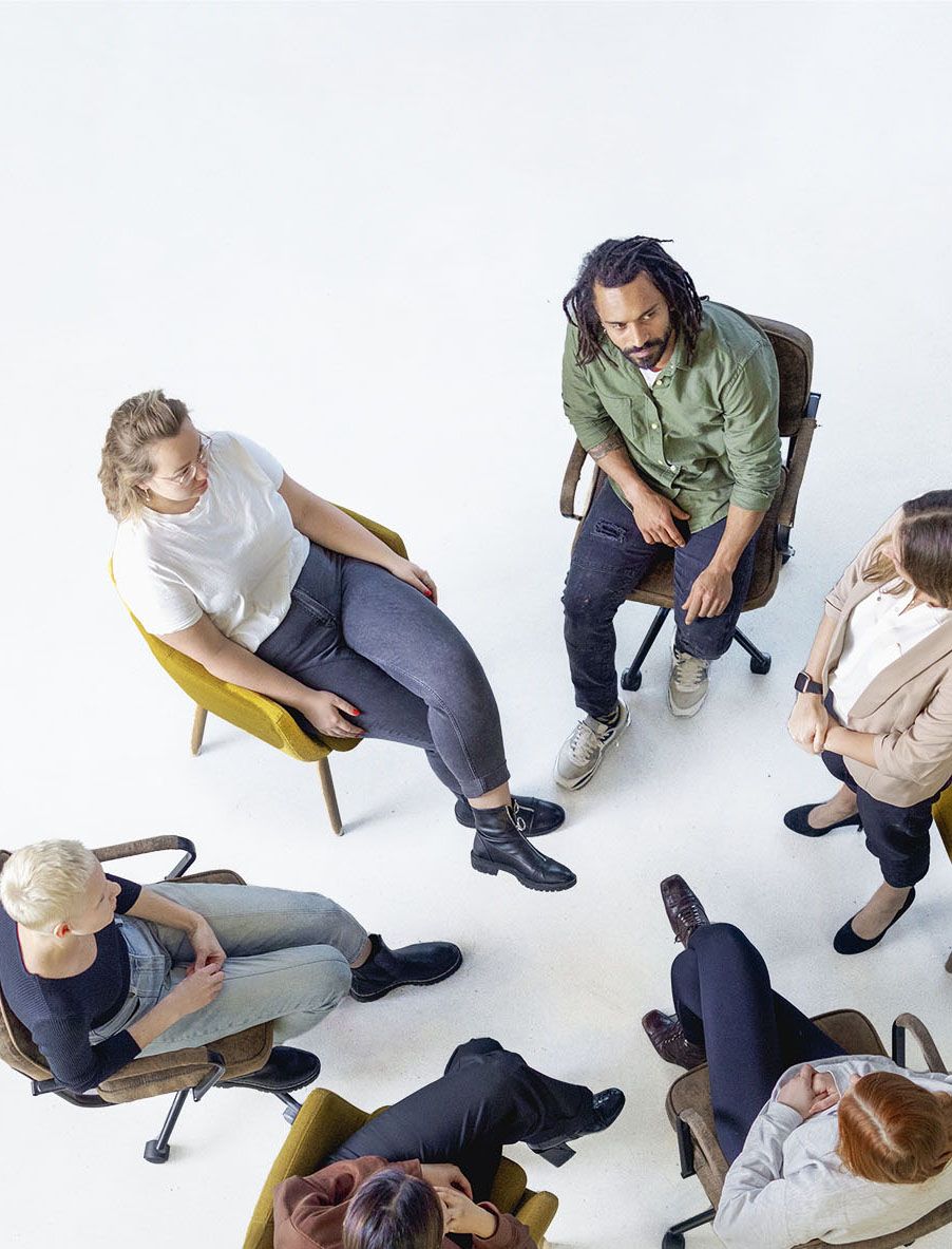 Arrowsmith Community Justice Society meeting with clients