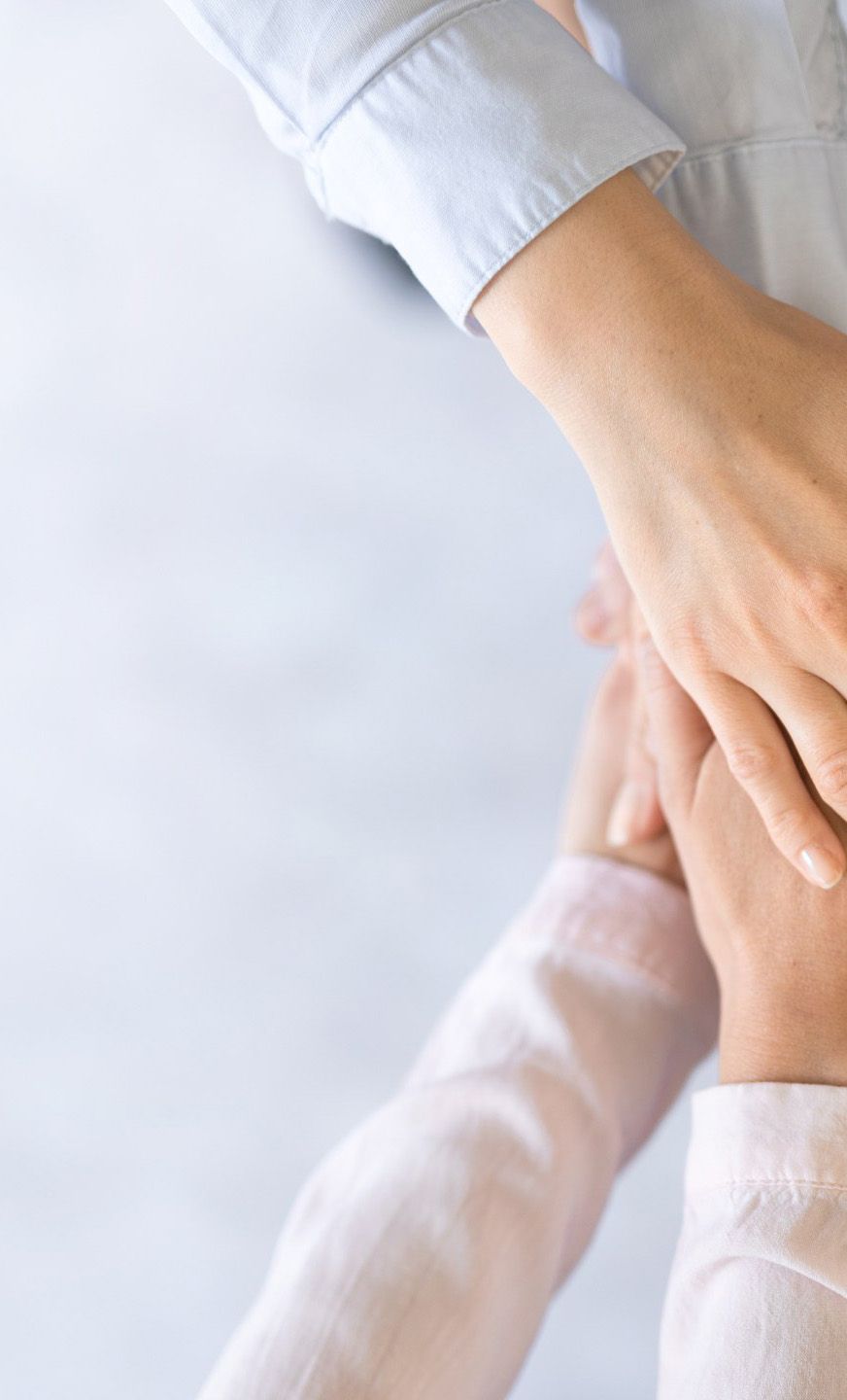 Arrowsmith Community Justice Society hands together