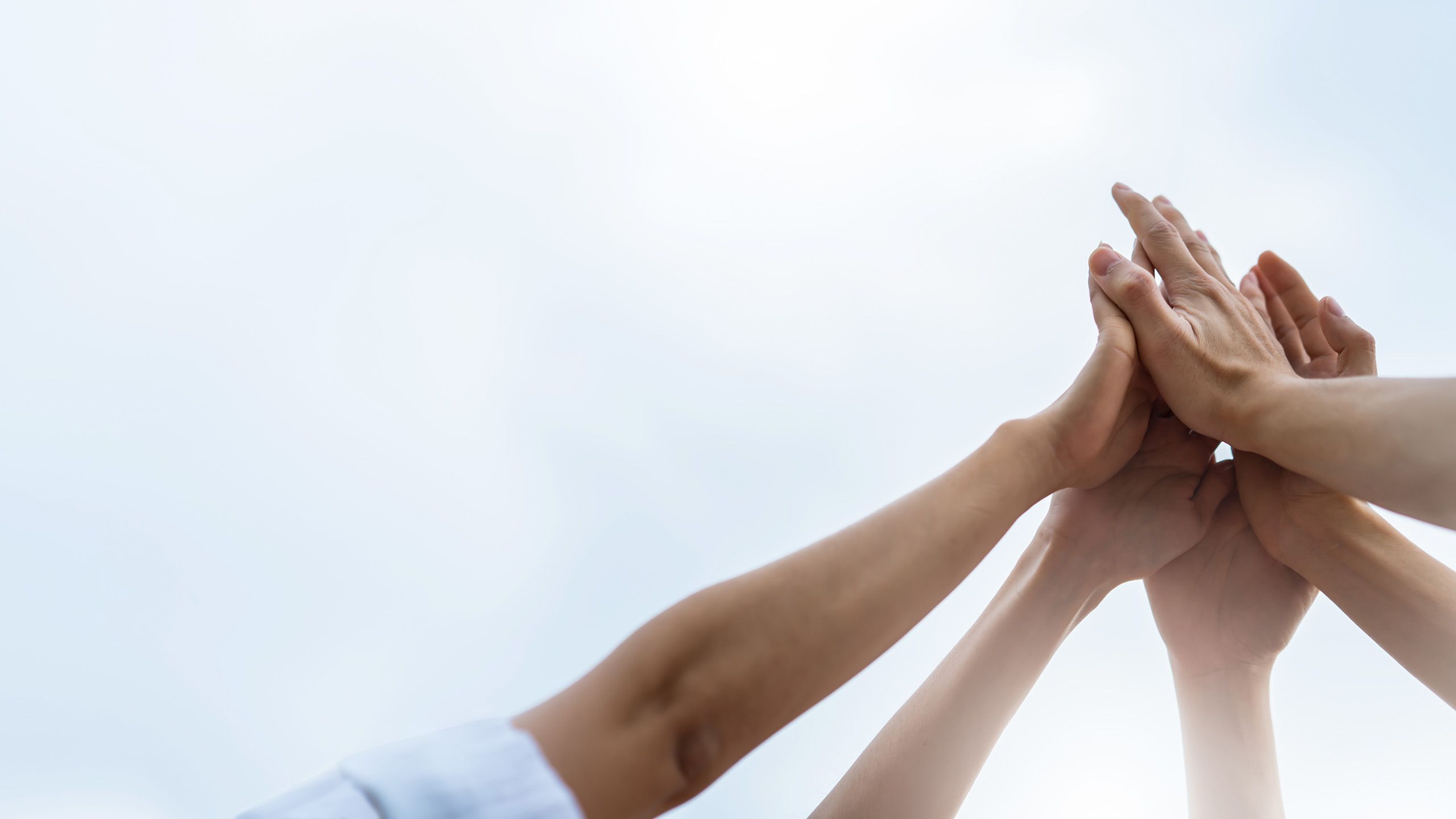 About Arrowsmith Community Justice Society hands together