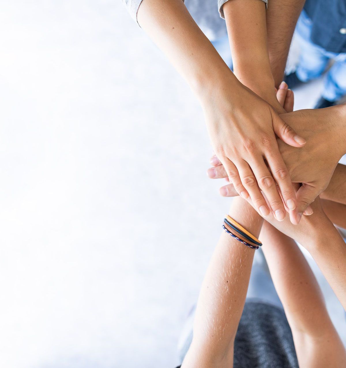 Arrowsmith Community Justice Society hands together